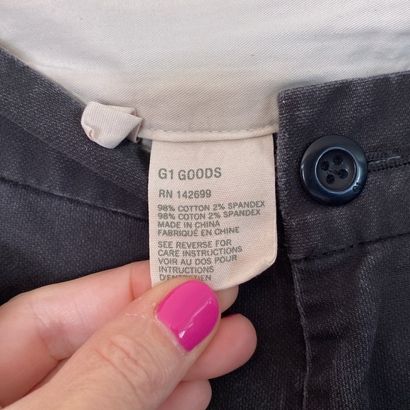 G1 Goods Paper Boat slacks women’s 8 eight grey EUC - Picture 5 of 7